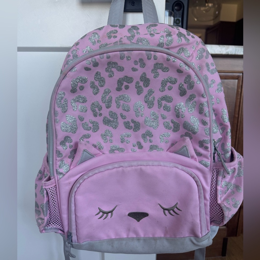Pottery Barn Kids Mackenzie Critter Pink Kitty Backpack